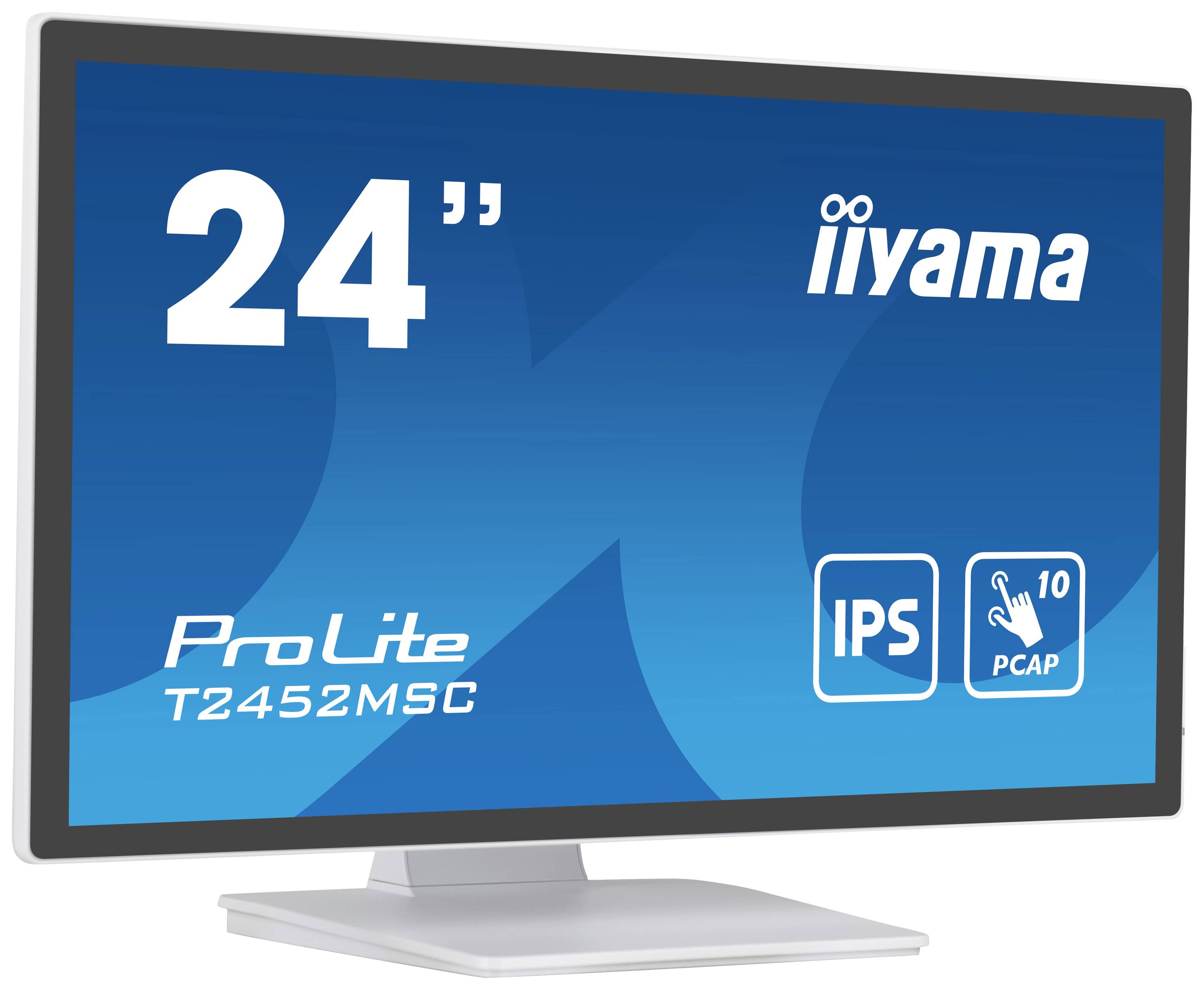 Iiyama 24" WHITE Bonded PCAP Touchscreen-Monitor EEK: E (A - G) 60.5cm (23.8 Zoll) 1920 x 1080 Pixel 16:9 14 ms HDMI®