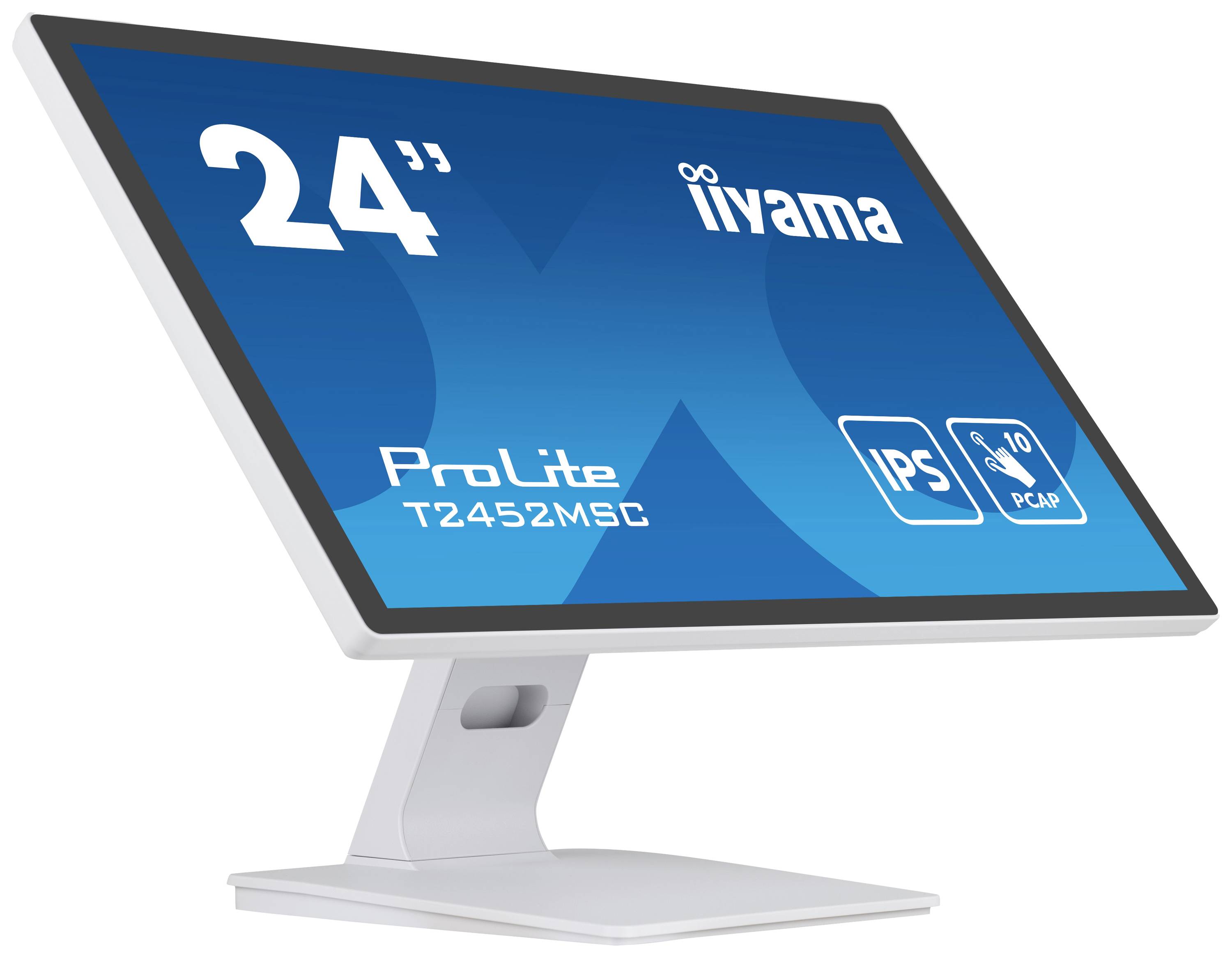 Iiyama 24" WHITE Bonded PCAP Touchscreen-Monitor EEK: E (A - G) 60.5cm (23.8 Zoll) 1920 x 1080 Pixel 16:9 14 ms HDMI®