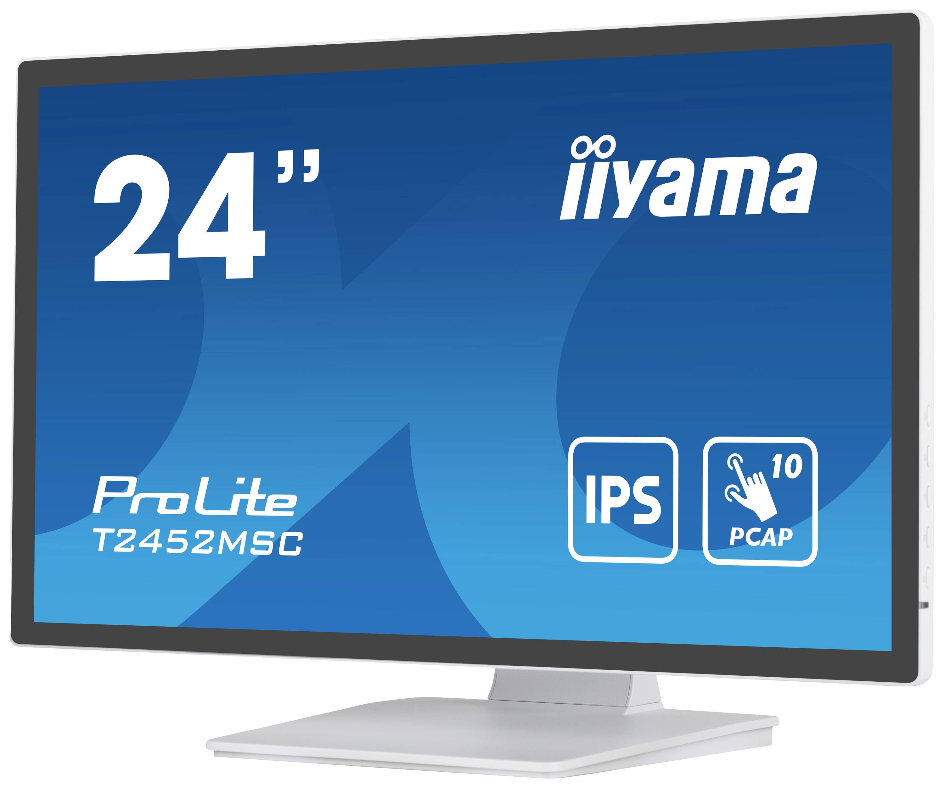 Iiyama 24" WHITE Bonded PCAP Touchscreen-Monitor EEK: E (A - G) 60.5cm (23.8 Zoll) 1920 x 1080 Pixel 16:9 14 ms HDMI®