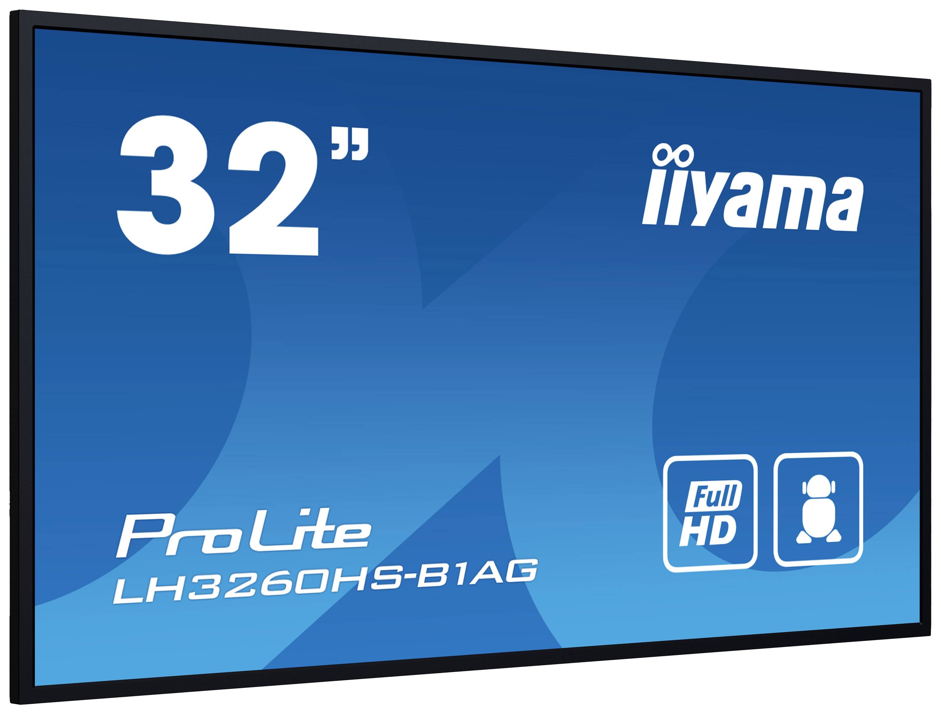 Iiyama PROLITE LH3260HS-B1AG Digital Signage Display EEK: G (A - G) 80cm 31.5 Zoll 1920 x 1080 Pixel 24/7