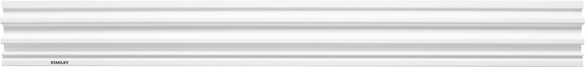 Weiße, strukturierte Fläche mit horizontalen Wellenlinien.