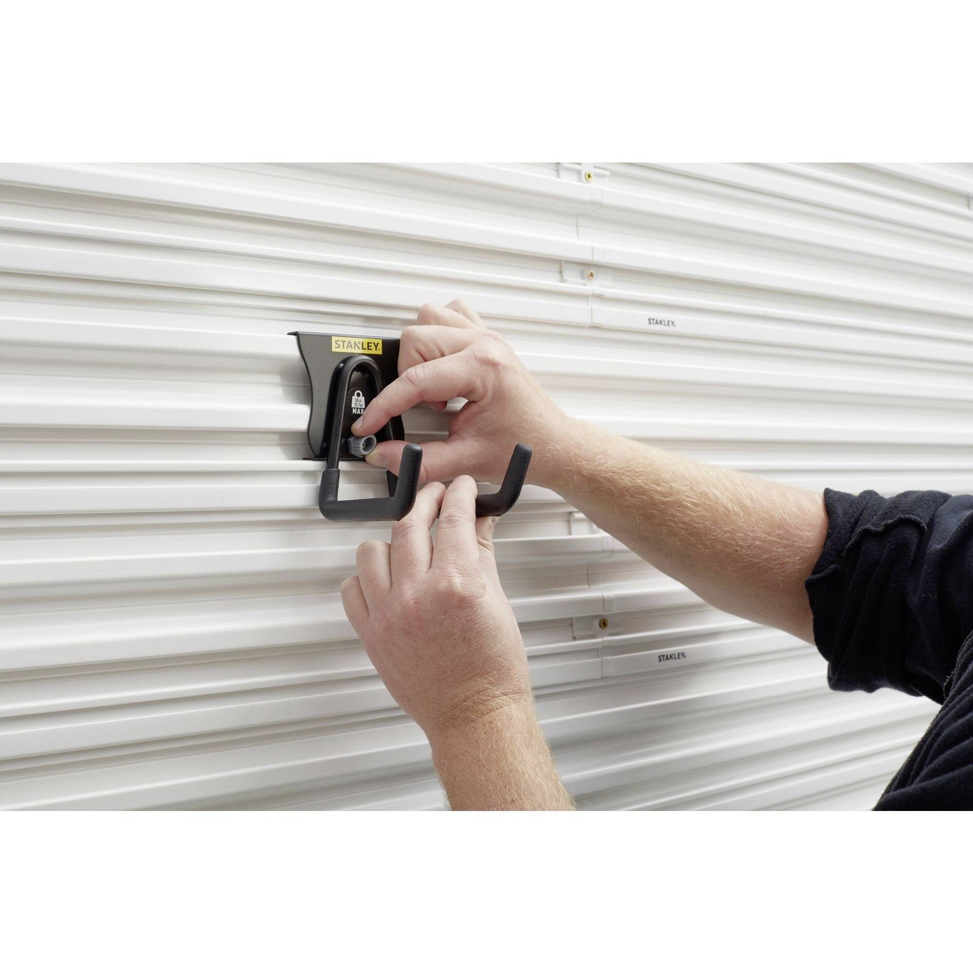 STANLEY STST82607-1 Trackwalls Kurzer Doppelhaken Haken