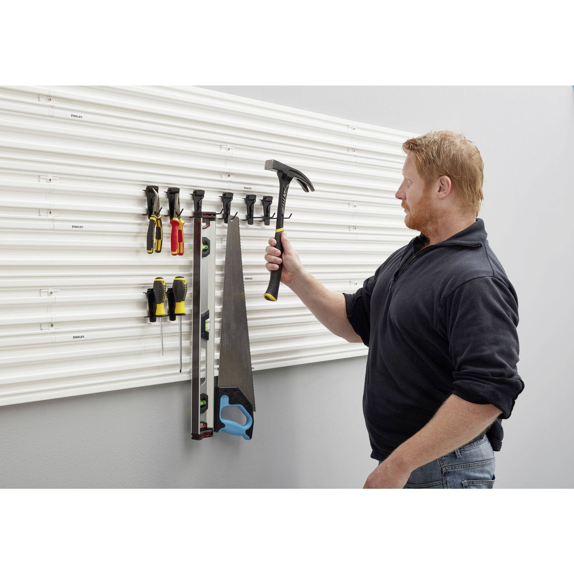 STANLEY STST82617-1 Trackwalls 8-teiliges Haken-Set Haken