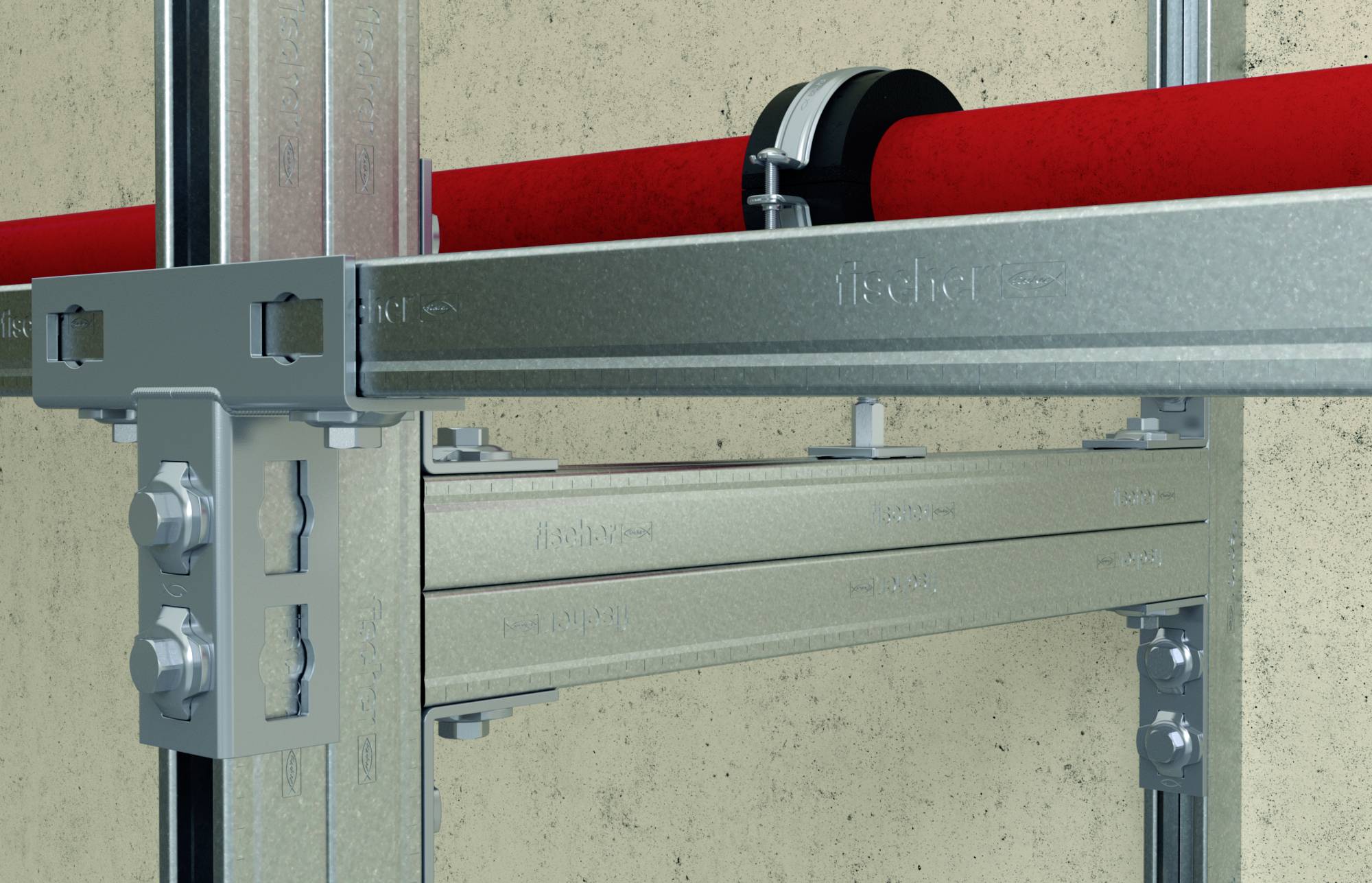 Fischer PFUF 4D zl Verbindungselement 153mm 542732 10 St. (L x B x H) 153 x 172 x 149mm