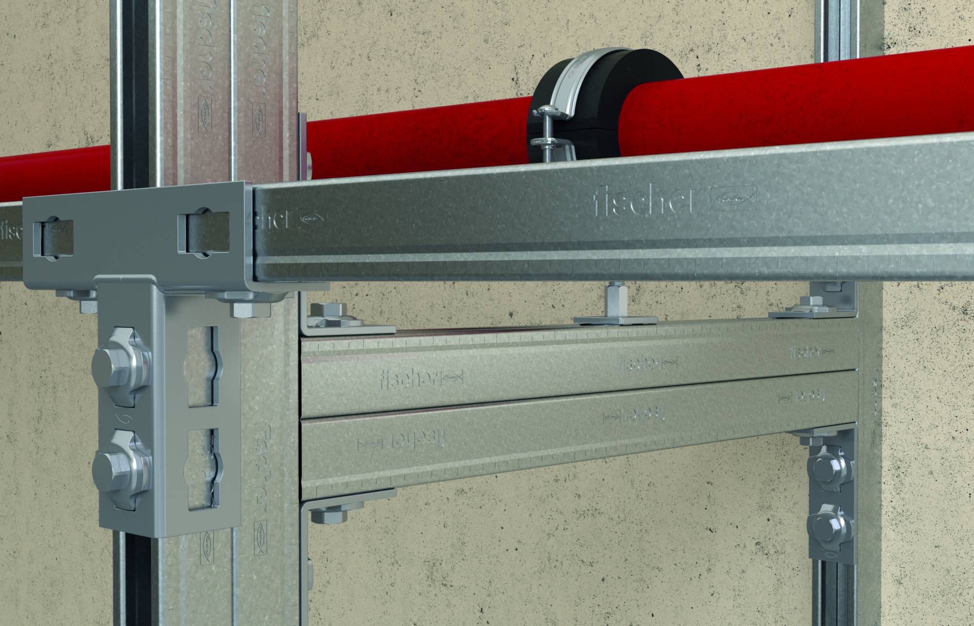 Fischer PFUF 4D zl Verbindungselement 153mm 542732 10 St. (L x B x H) 153 x 172 x 149mm