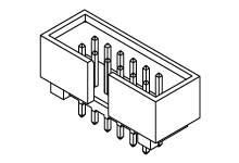 Molex Einbau-Stiftleiste (Standard) 702463402 Tray