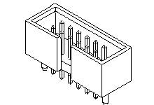 Molex Einbau-Stiftleiste (Standard) 878341211 Tray