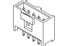 Molex Einbau-Stiftleiste (Standard) 901361305 Tray