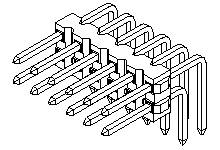 Molex Einbau-Stiftleiste (Standard) 10883301 Tube
