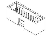 Molex Einbau-Stiftleiste (Standard) 15800163 Tube