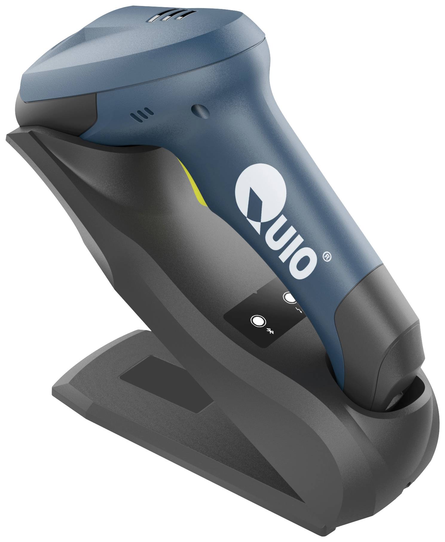QUIO QU-ER-331-2 Barcode-Scanner 1D, 2D LED Hand-Scanner inkl. Standfuß USB, Bluetooth®