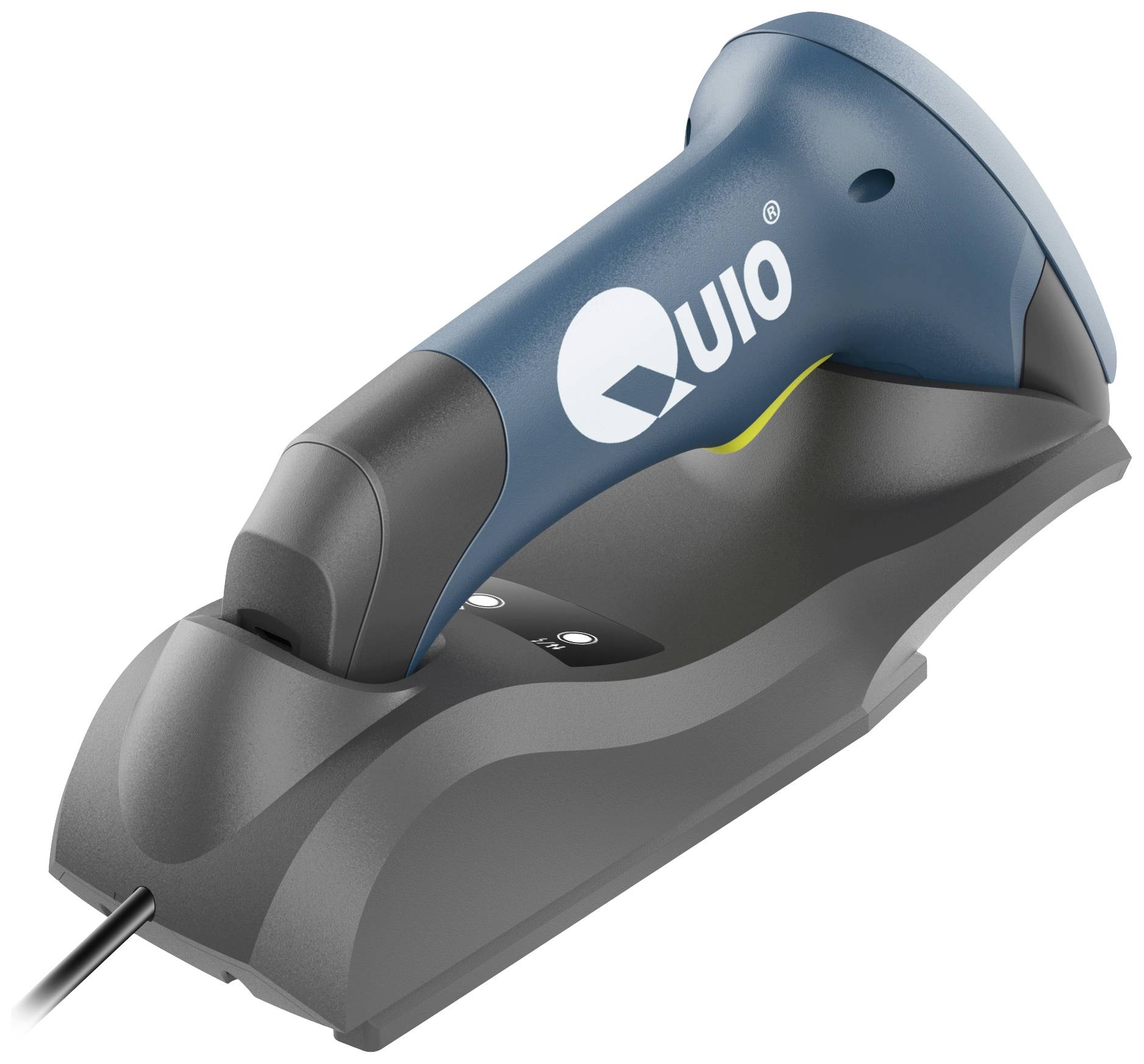 QUIO QU-ER-331-2 Barcode-Scanner 1D, 2D LED Hand-Scanner inkl. Standfuß USB, Bluetooth®
