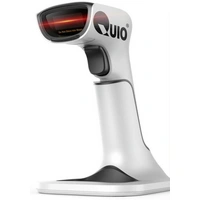 QUIO QU-ER-332 Barcode-Scanner 1D, 2D LED Weiß/Schwarz Hand-Scanner inkl. Standfuß Bluetooth®, USB, Funk 2.4GHz QUIO QU-ER-332 Barcode-Scanner 1D, 2D LED Weiß/Schwarz Hand-Scanner inkl. Standfuß Bluetooth®, USB, Funk 2.4GHz