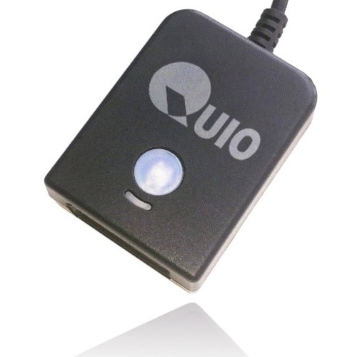 QUIO QU-R-237 QR-Code Scanner 1D, 2D LED Schwarz Einbau-Scanner RS232, USB