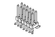 Molex Einbau-Stiftleiste (Standard) 15911162 Tube