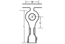 Molex 190850006 Ringkabelschuh 2000 St. Tape on Full reel