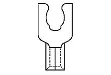 Molex 190980024 Gabelkabelschuh Bulk