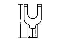 Molex 191180059 Gabelkabelschuh 1500 St. Tape on Full reel