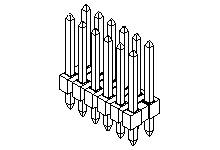 Molex Einbau-Stiftleiste (Standard) 702871003 Bulk