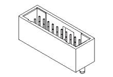 Molex Einbau-Stiftleiste (Standard) 713492045 13 St. Tube