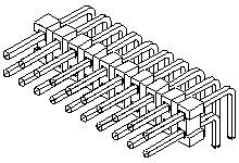 Molex Einbau-Stiftleiste (Standard) 717640004 Bulk