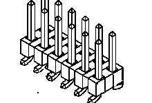 Molex Einbau-Stiftleiste (Standard) 877590614 84 St. Tube