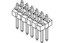 Molex Einbau-Stiftleiste (Standard) 901310775 Tray