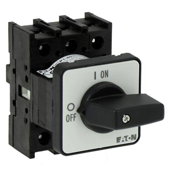 Eaton P1-40/E EIN-AUS-Schalter für Frontbefestigung 40A 690V 1 x 90° Schwarz, Grau 1St.