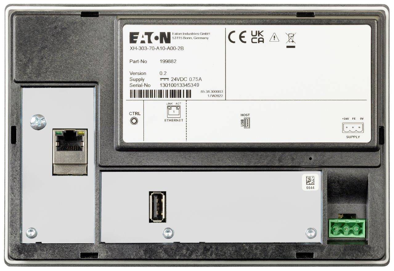 Eaton 199882 XH-303-70-A10-A00-2B Web Panel
