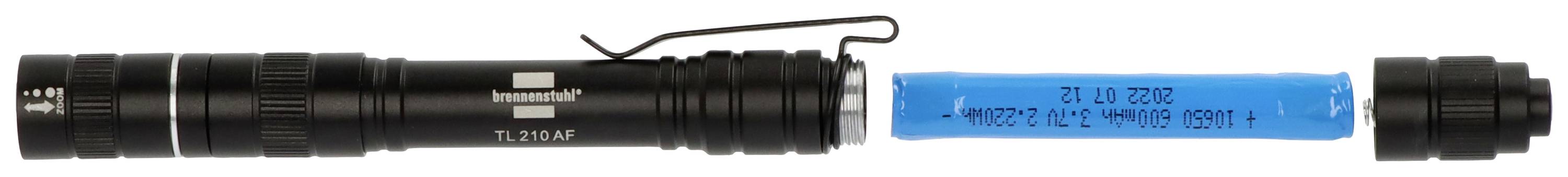 Brennenstuhl TL210 AF LED Taschenlampe mit USB-Schnittstelle akkubetrieben 200 lm 13 h