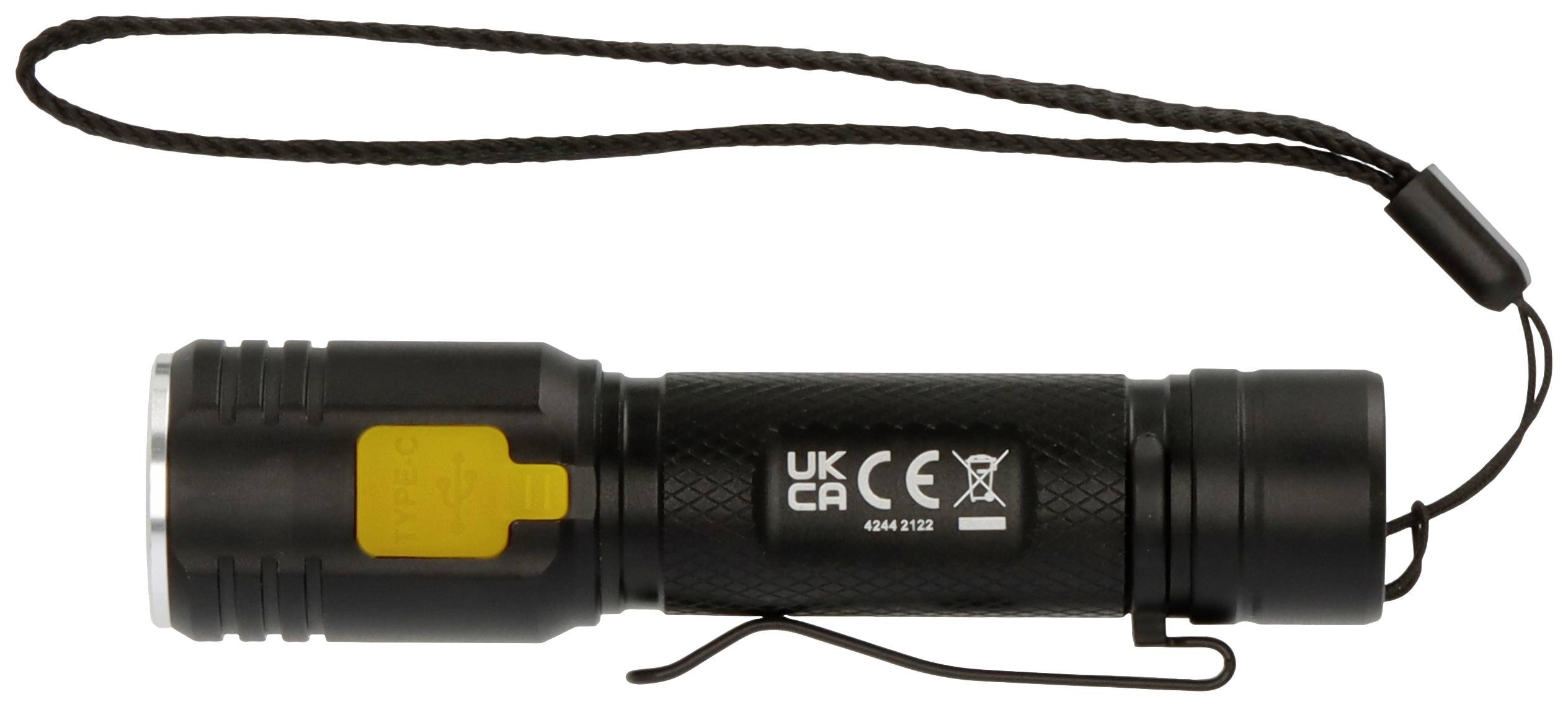 Brennenstuhl TL 410A LED Taschenlampe mit USB-Schnittstelle akkubetrieben 400lm 29h