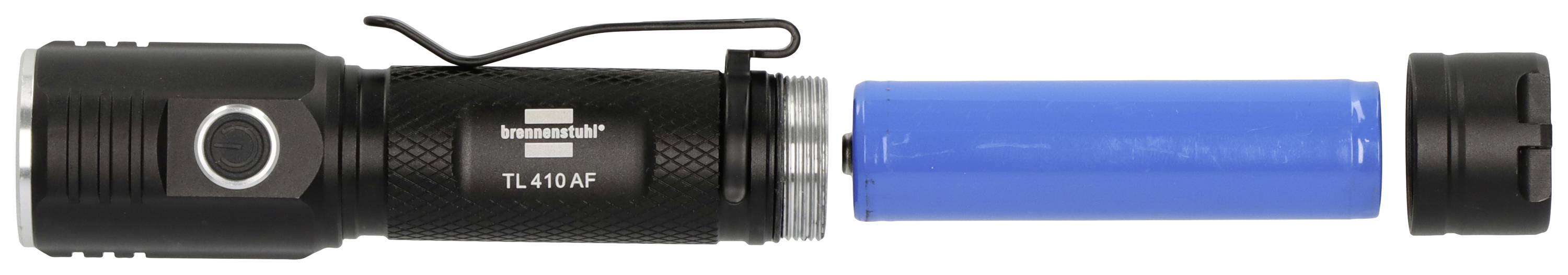 Brennenstuhl TL 410A LED Taschenlampe mit USB-Schnittstelle akkubetrieben 400lm 29h
