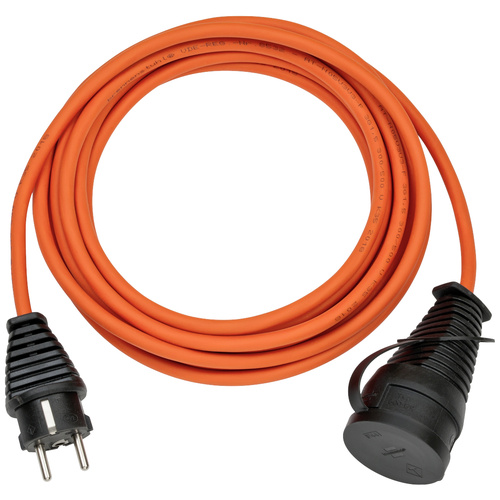 Brennenstuhl 1169960 Strom Verlängerungskabel Orange, Schwarz 5m AT-N05V3V3-F 3G 1,5mm² Ölbeständig, UV-Beständig
