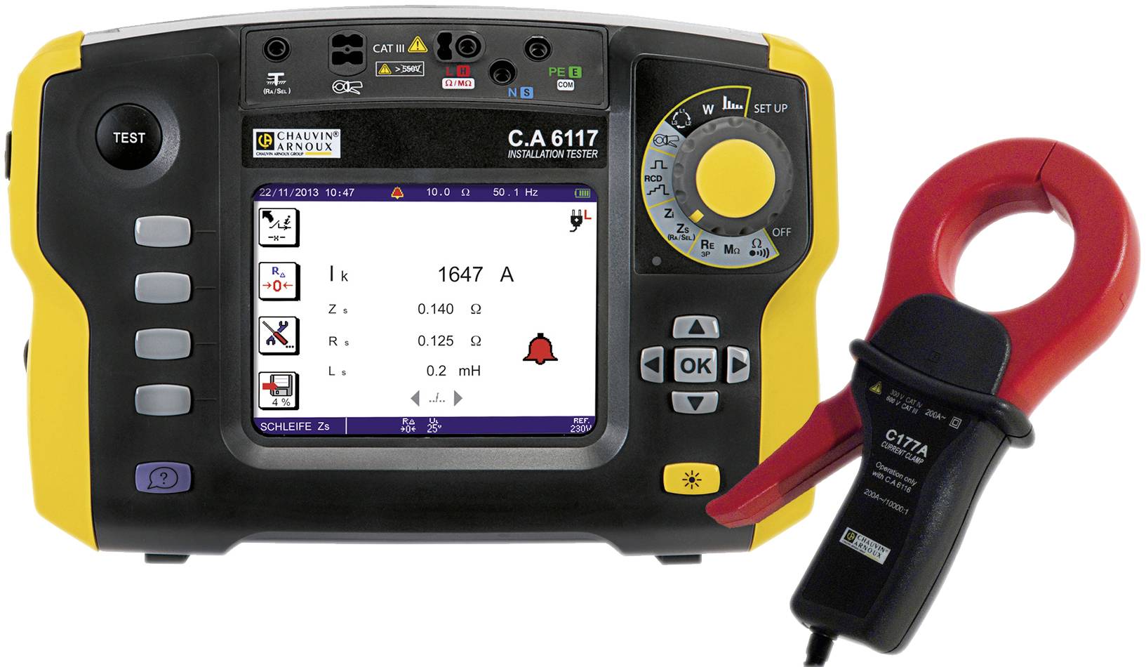 Chauvin Arnoux Installationstester-Set VDE-Norm 0100, 0100-600, 0105, 0105-100