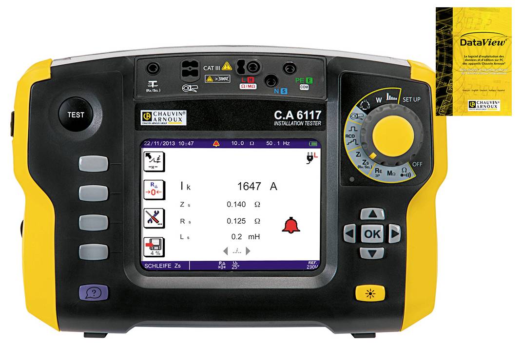 Chauvin Arnoux Installationstester-Set VDE-Norm 0100, 0100-600, 0105, 0105-100