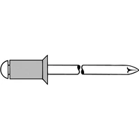 Gesipa 1433517 Blindniete Stahl Aluminium 250St. Gesipa 1433517 Blindniete Stahl Aluminium 250St.