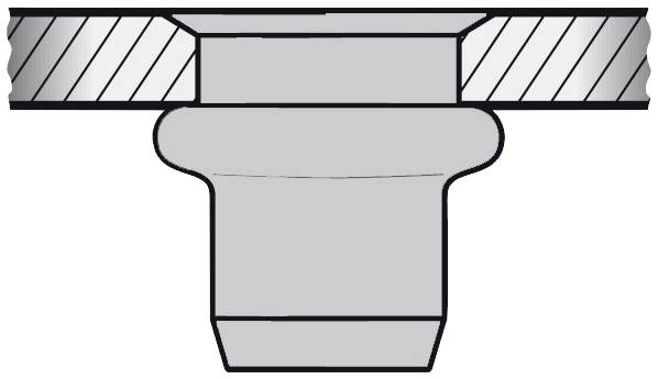 Gesipa 1433686 Blindnietmutter M5 500St.