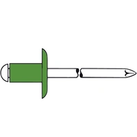 Gesipa 1433789 Blindniete Edelstahl Edelstahl 100St. Gesipa 1433789 Blindniete Edelstahl Edelstahl 100St.