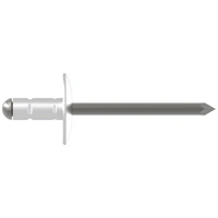 Gesipa 1433840 Mehrbereichsblindniete Stahl Aluminium 100St. Gesipa 1433840 Mehrbereichsblindniete Stahl Aluminium 100St.