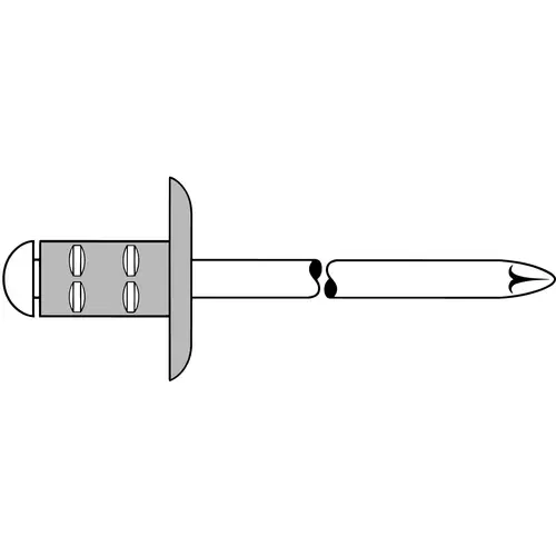 Gesipa 1433900 Mehrbereichsblindniete Edelstahl Aluminium 100St. Gesipa 1433900 Mehrbereichsblindniete Edelstahl Aluminium 100St.