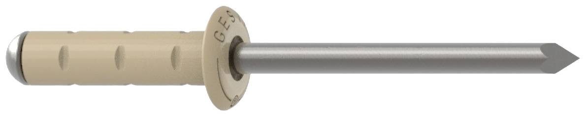 Gesipa 1446487 Mehrbereichsblindniete Edelstahl Aluminium 500St.