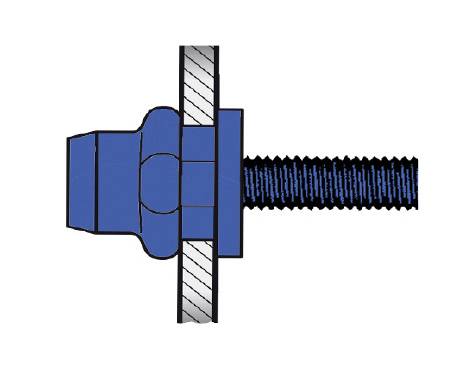 Gesipa 1450359 Blindnietschraube M4 200St.