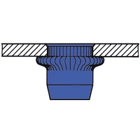 Gesipa 1450371 Blindnietmutter M8 100St. Gesipa 1450371 Blindnietmutter M8 100St.