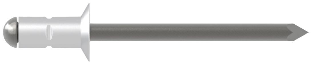 Gesipa 1450407 Mehrbereichsblindniete Stahl Aluminium 500St.