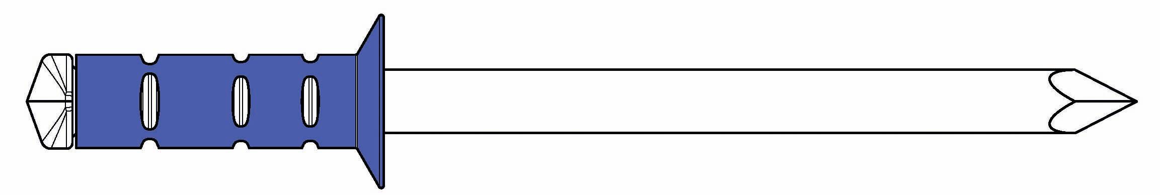 Gesipa 1450437 Mehrbereichsblindniete Stahl Stahl 500St.