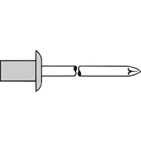 Gesipa 1453892 Dicht-Blindniete Stahl nicht rostend Aluminium 500St. Gesipa 1453892 Dicht-Blindniete Stahl nicht rostend Aluminium 500St.