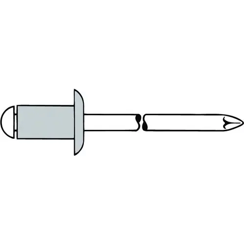 Gesipa 1454051 Blindniete Stahl Aluminium 100St. Gesipa 1454051 Blindniete Stahl Aluminium 100St.