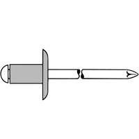 Gesipa 1454099 Blindniete Stahl Aluminium 250St. Gesipa 1454099 Blindniete Stahl Aluminium 250St.