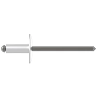 Gesipa 1454121 Blindniete Stahl Aluminium 250St. Gesipa 1454121 Blindniete Stahl Aluminium 250St.