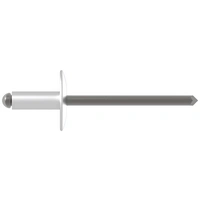 Gesipa 1454125 Blindniete Stahl Aluminium 250St. Gesipa 1454125 Blindniete Stahl Aluminium 250St.